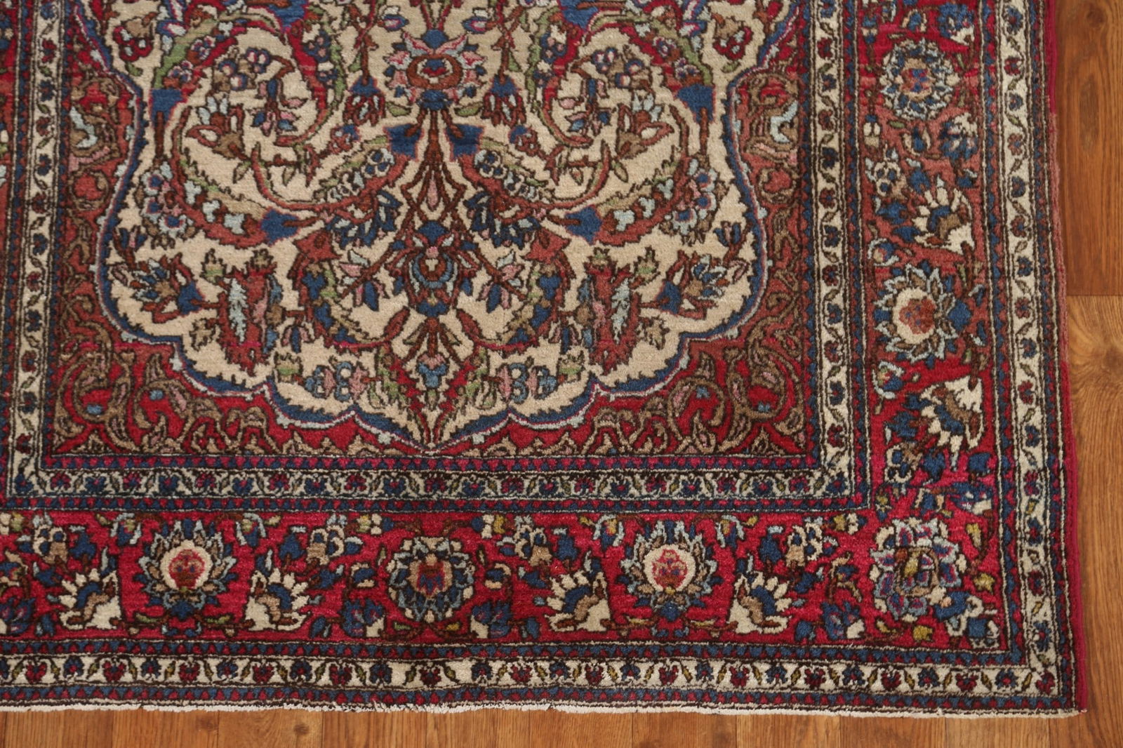 Antique Vegetable Dye Kerman Persian Area Rug 3x5 - 7