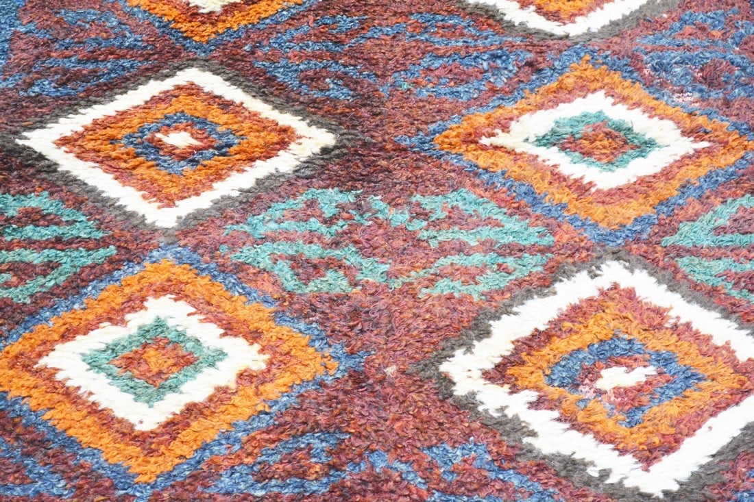 HAND KNOTTED WOOL ANTIQUES RUG - 3