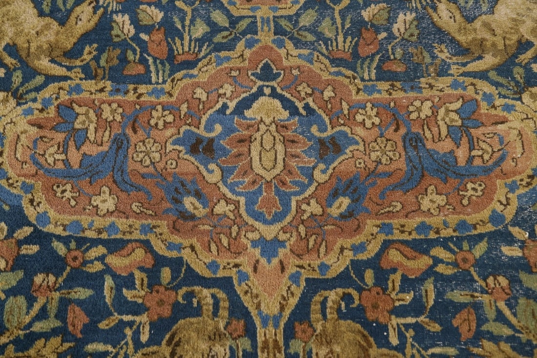 Pre-1900 Antique Palace Size Sultanabad Persian Rug 14x27 - 12