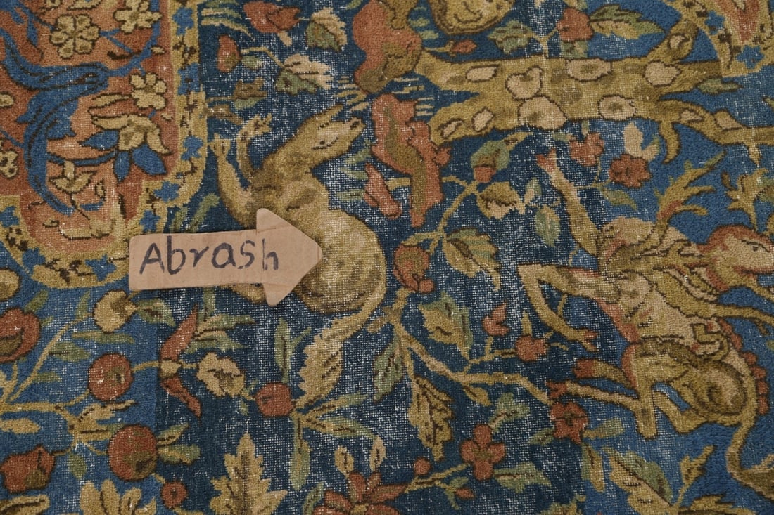 Pre-1900 Antique Palace Size Sultanabad Persian Rug 14x27 - 17