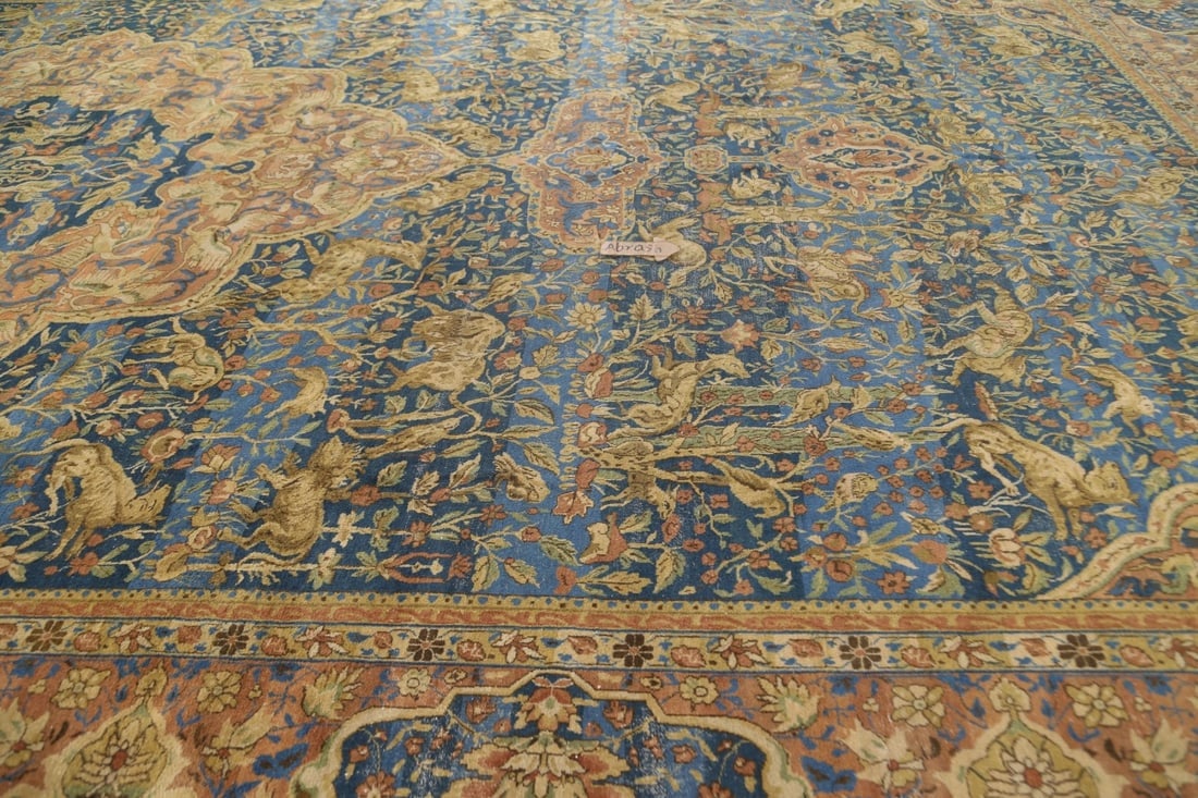Pre-1900 Antique Palace Size Sultanabad Persian Rug 14x27 - 18