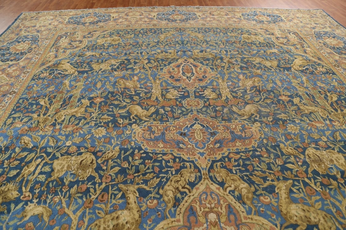 Pre-1900 Antique Palace Size Sultanabad Persian Rug 14x27 - 20