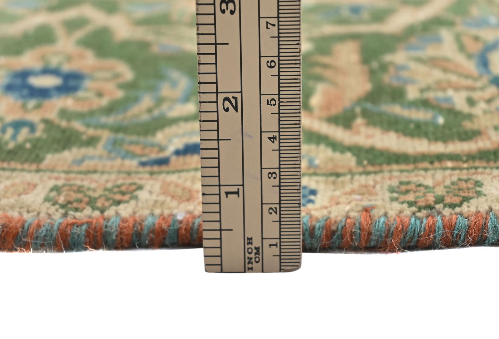 Semi Antique Floral Classic 5X8 Vintage Oriental Rug - 11