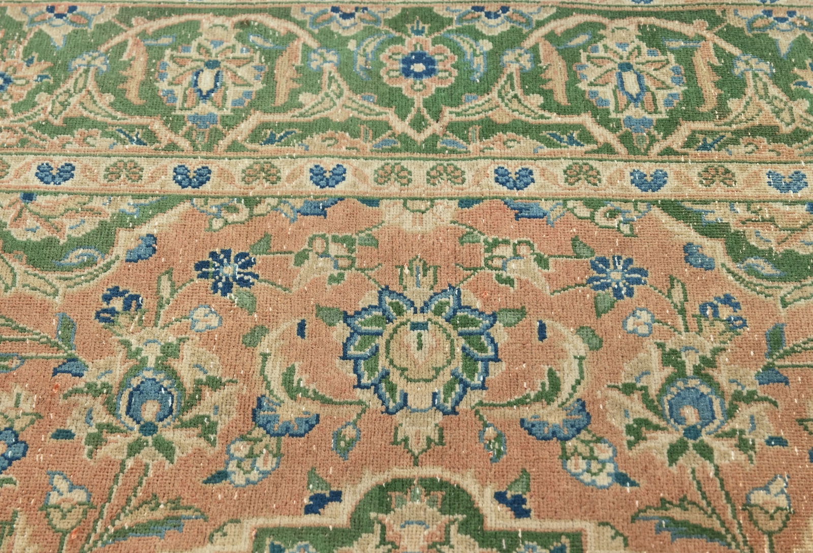 Semi Antique Floral Classic 5X8 Vintage Oriental Rug - 8