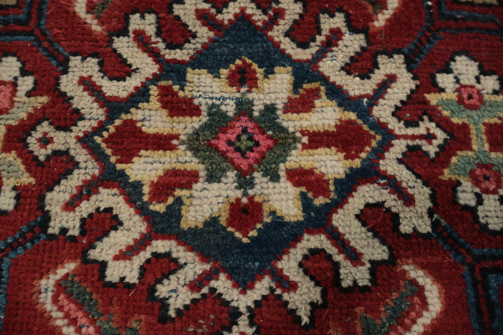 Antique Vegetable Dye Mahal Persian Area Rug 9x12 - 10