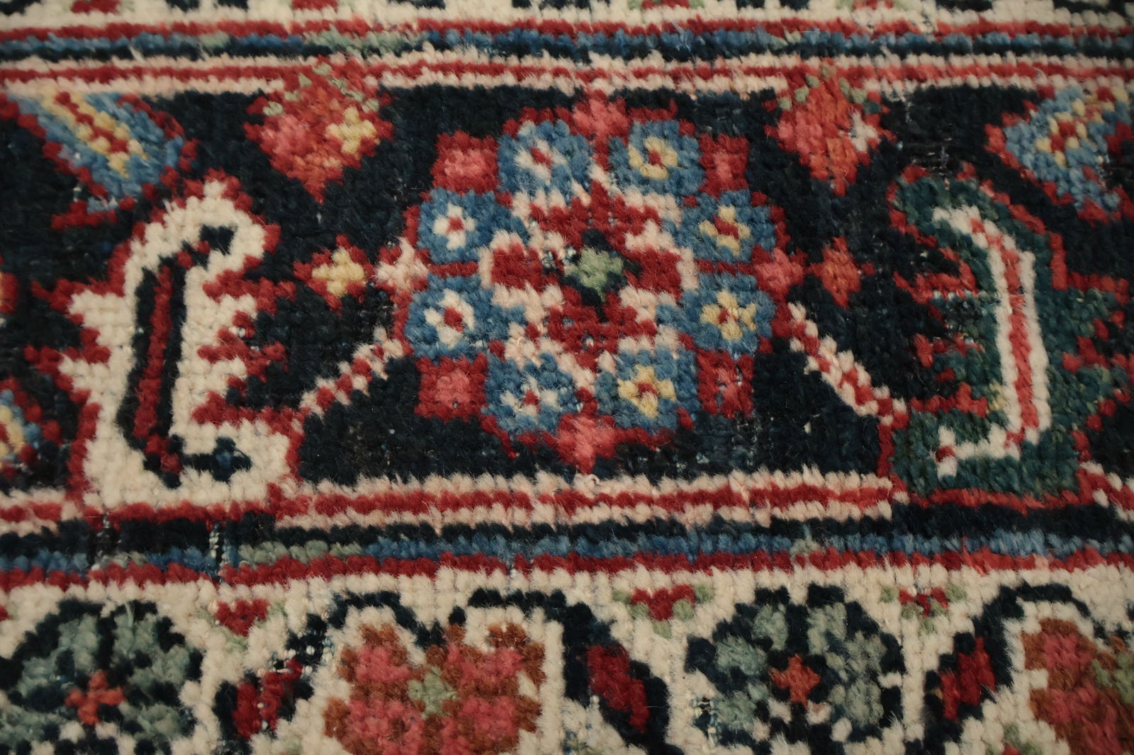 Antique Vegetable Dye Mahal Persian Area Rug 9x12 - 12