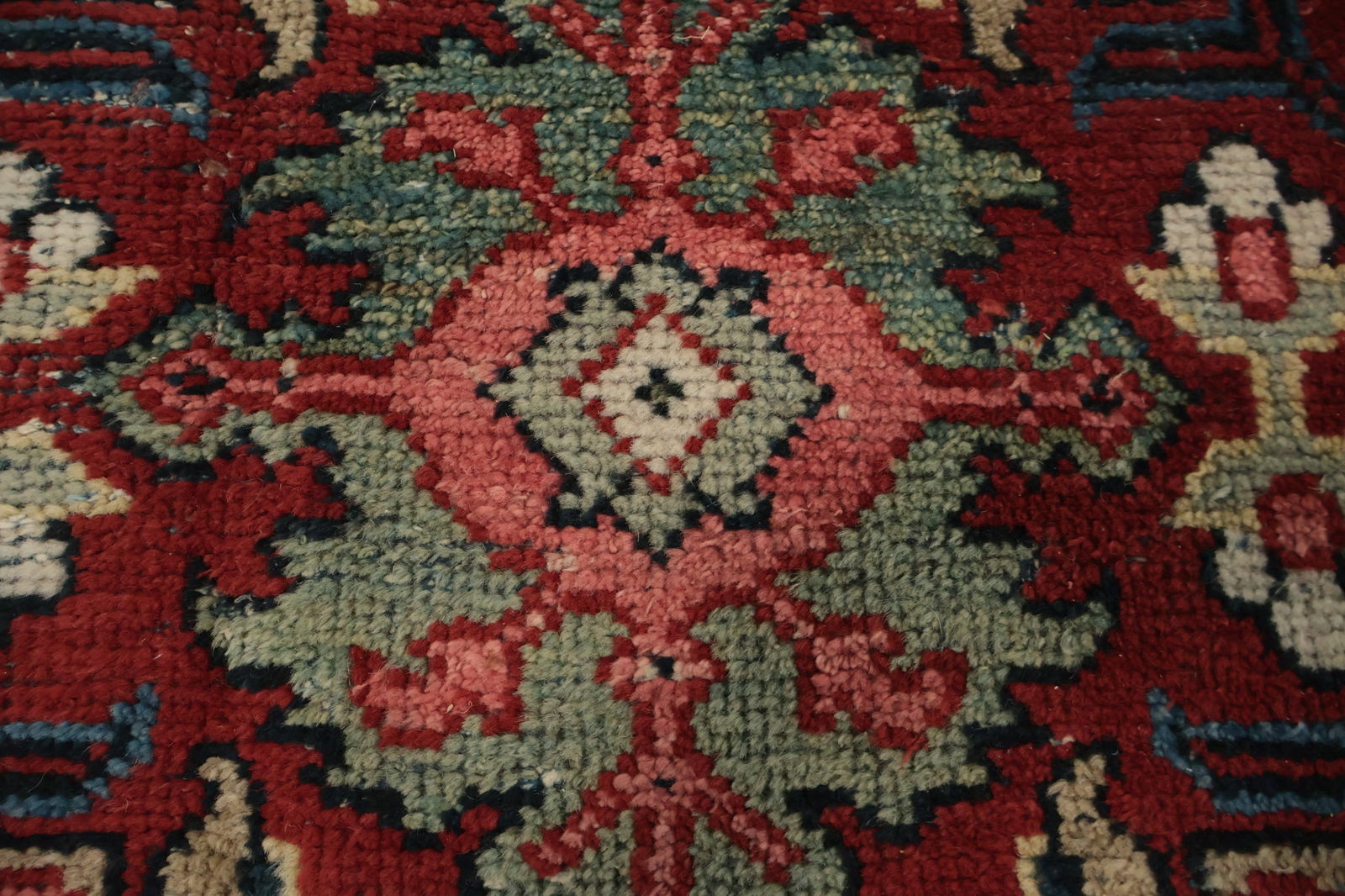 Antique Vegetable Dye Mahal Persian Area Rug 9x12 - 13