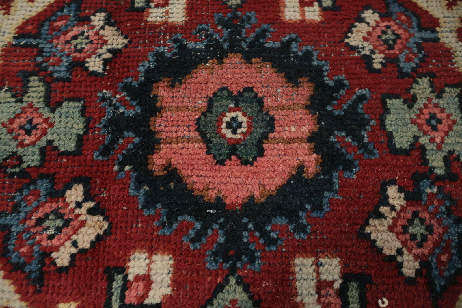 Antique Vegetable Dye Mahal Persian Area Rug 9x12 - 9
