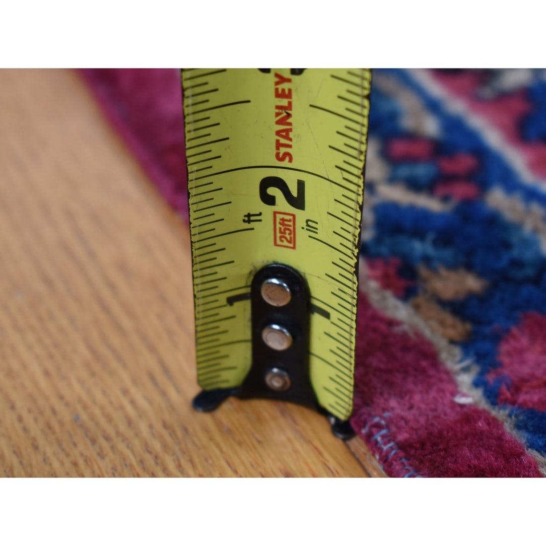 Pink Antique Persian Taftanjian Sarouk 300 KPSI Wool Hand Knotted Rug - 10