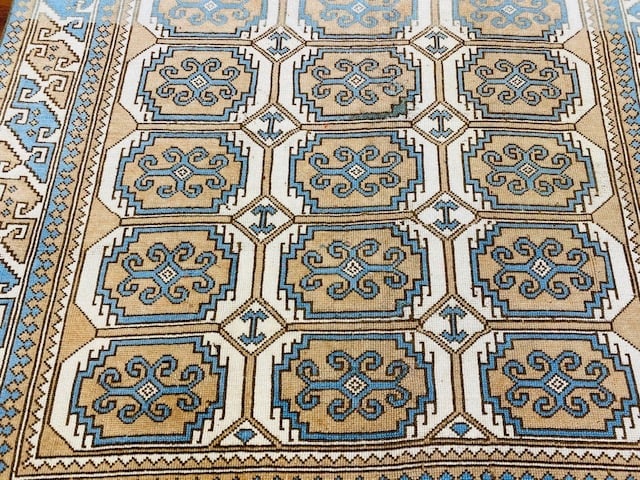 Vintage Turkish Kazak Design Rug-4617 /29 - 6