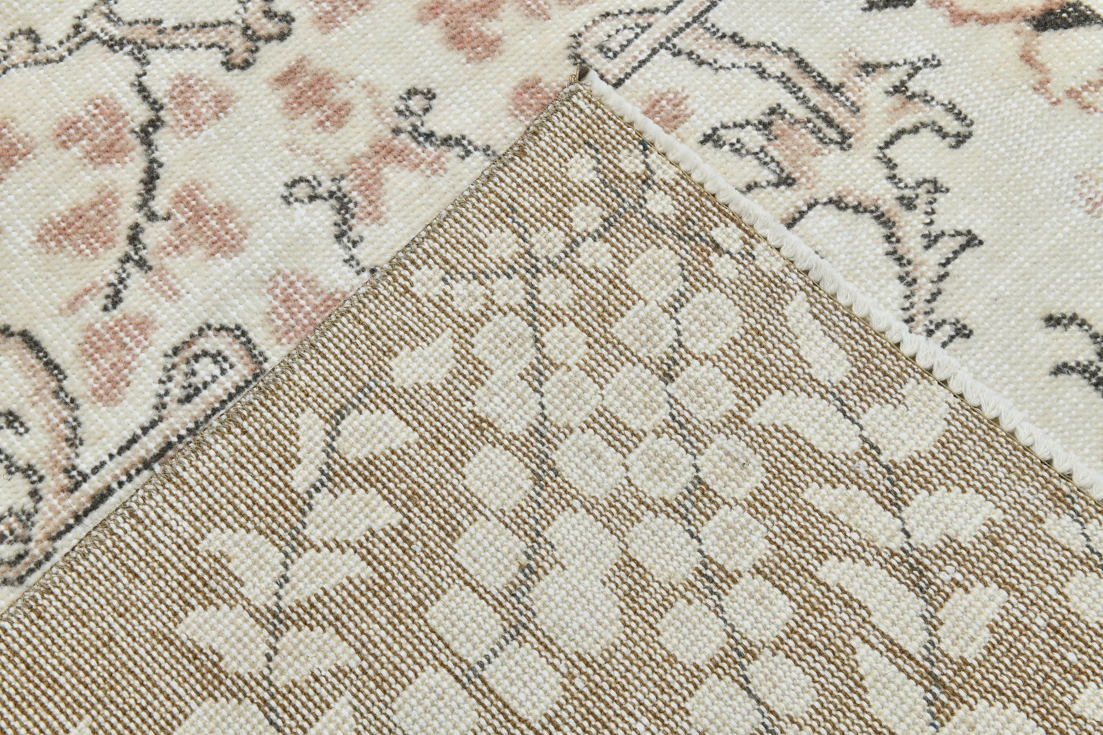 6'9'' x 10'3'' Handmade Vintage Wool Rug - 21539 - 16