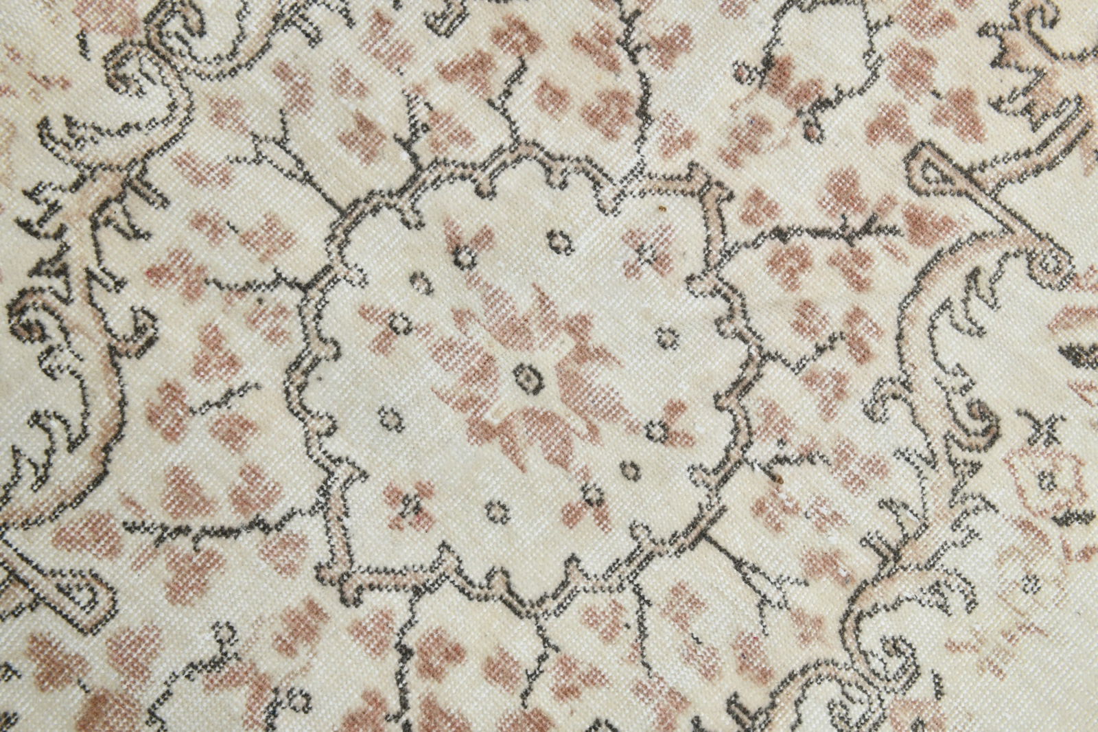 6'9'' x 10'3'' Handmade Vintage Wool Rug - 21539 - 9