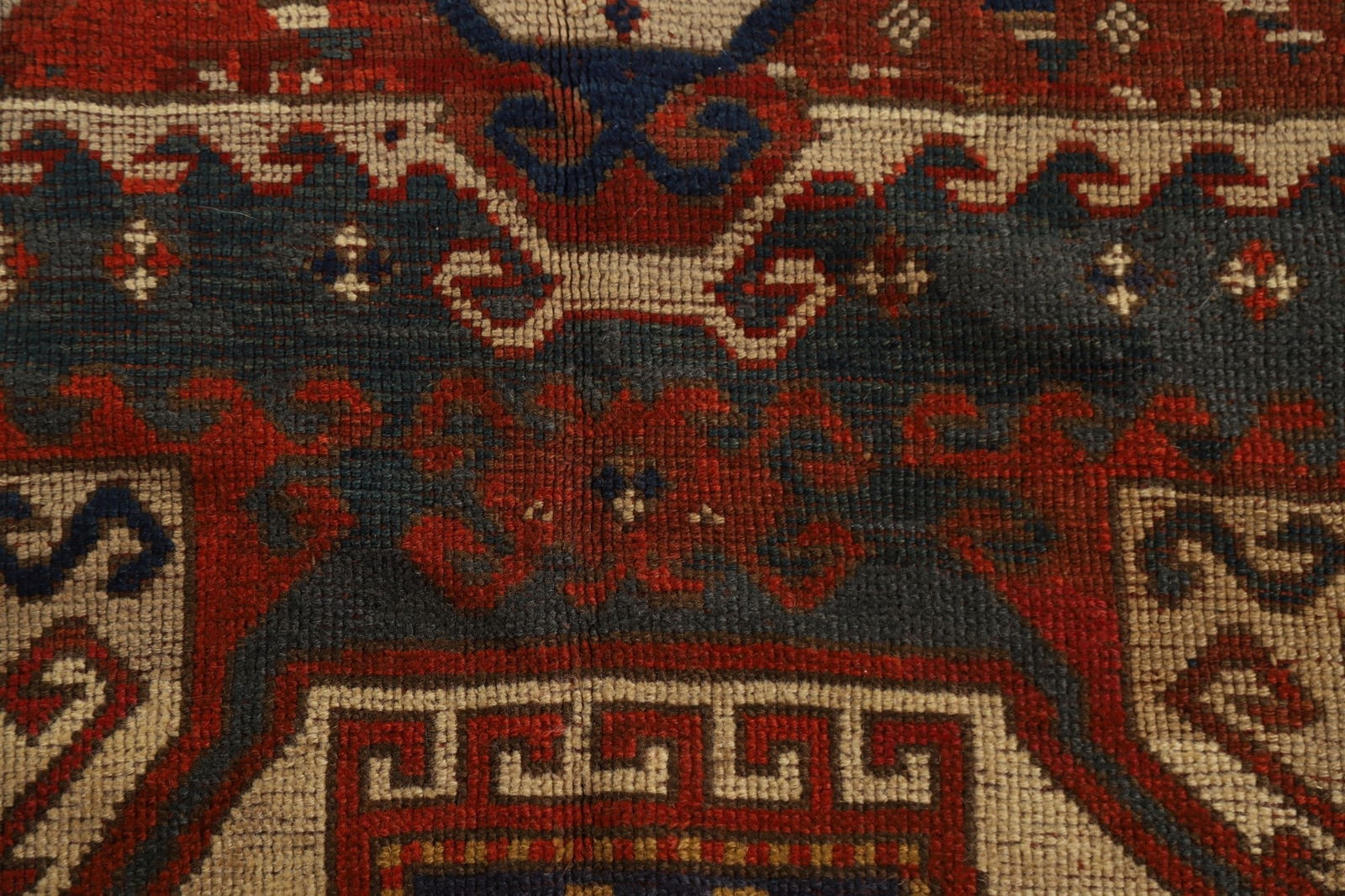 Pre-1900 Antique Vegetable Dye Kazak Persian Area Rug 6x9 - 9