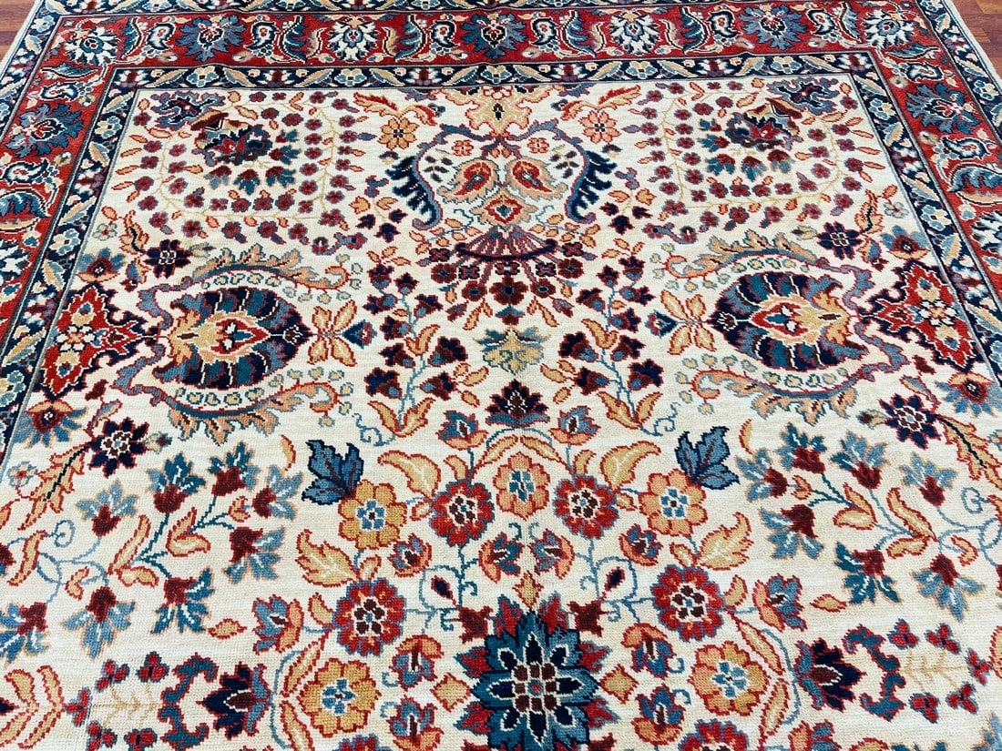 Antique Turkish Ushak Rug-4838 - 5