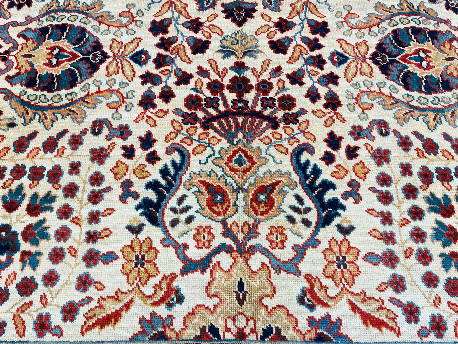 Antique Turkish Ushak Rug-4838 - 7