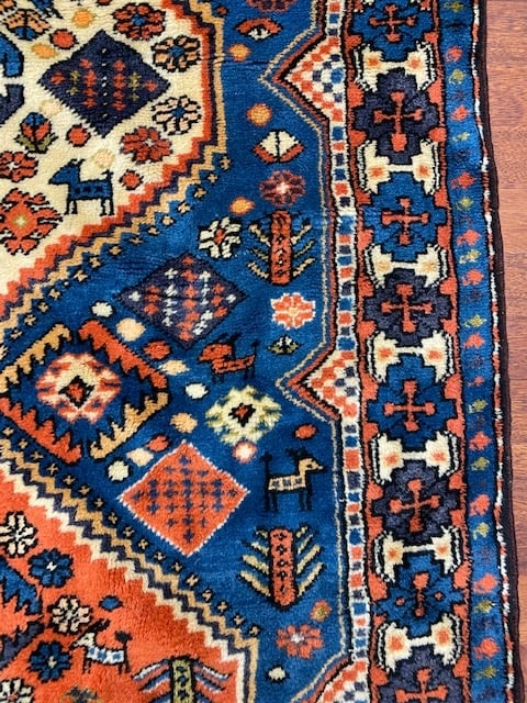 Semi antique Turkish Geometric rug-4007 - 5