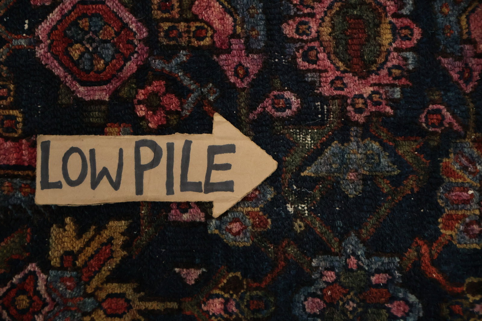 Pre-1900 Antique Bibikabad Persian Vegetable Dye Rug 12x22 - 14