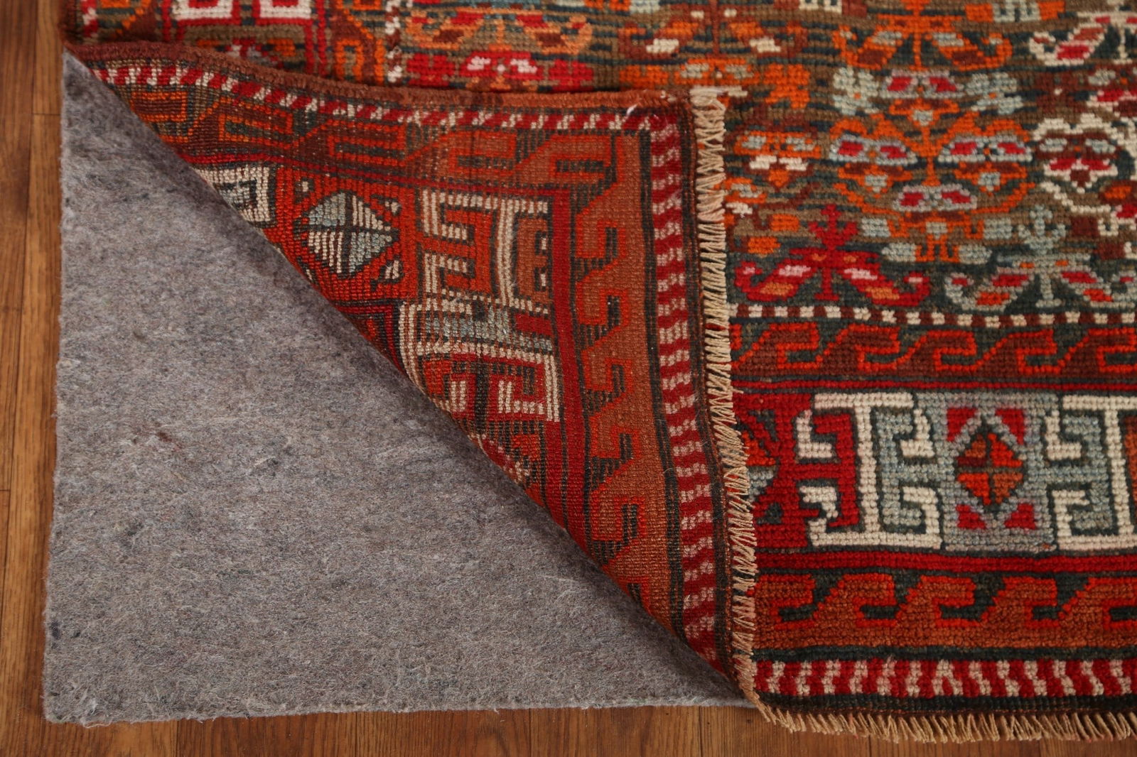 Pre-1900 Antique Kazak Vegetable Dye Oriental Rug 4x7 - 8