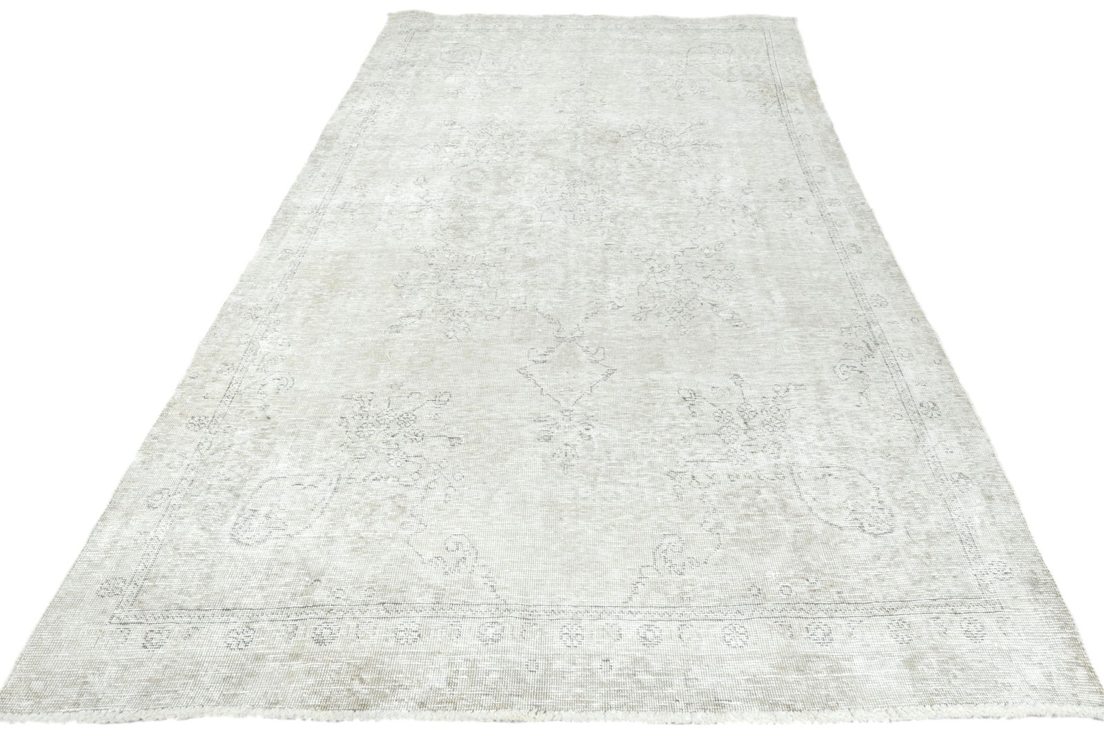 Antique Floral Traditional 5X9 Distressed Vintage Oriental Rug - 2