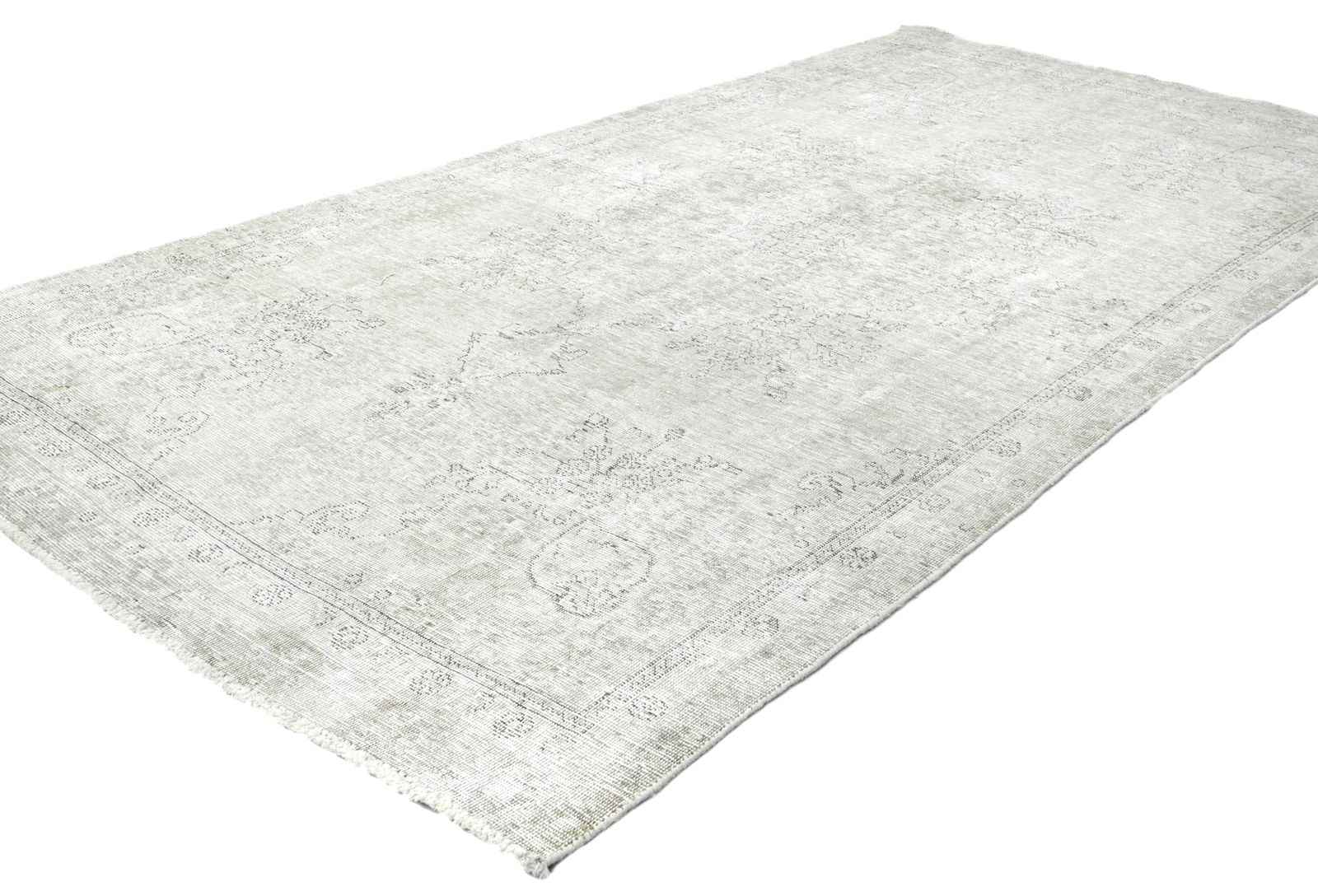 Antique Floral Traditional 5X9 Distressed Vintage Oriental Rug - 3