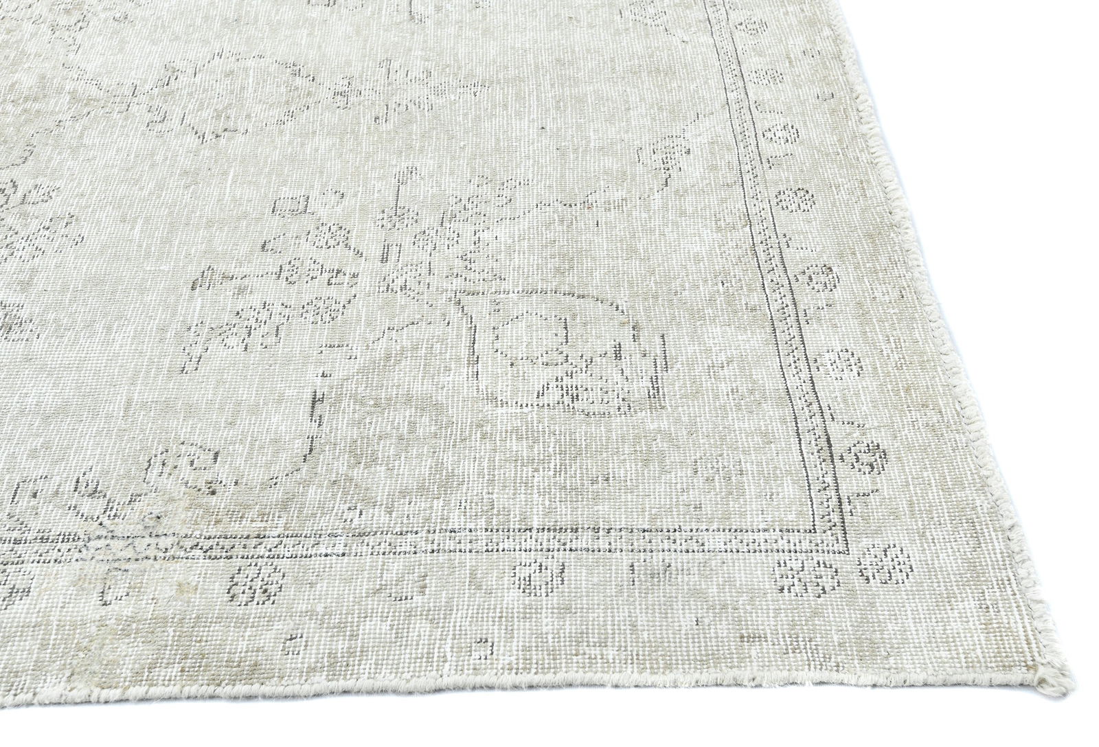 Antique Floral Traditional 5X9 Distressed Vintage Oriental Rug - 8