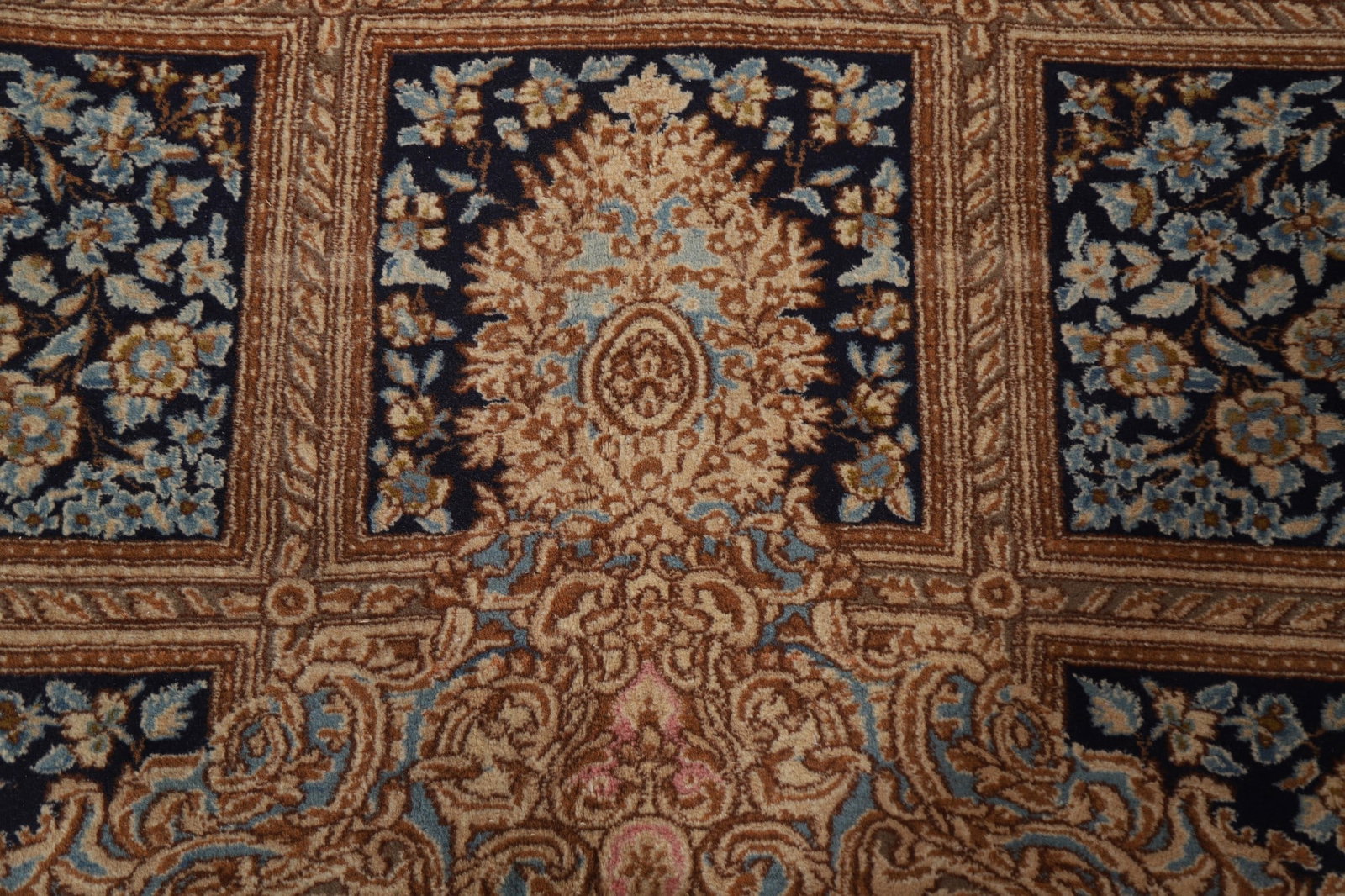 Palace Size Antique Kerman Persian Rug 13x16 - 12