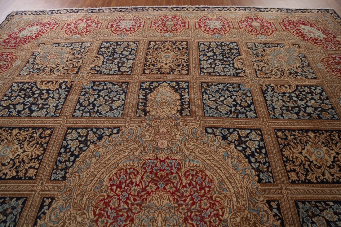 Palace Size Antique Kerman Persian Rug 13x16 - 14