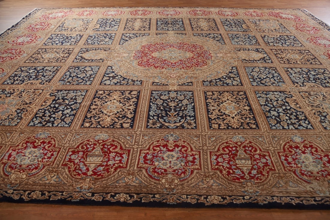 Palace Size Antique Kerman Persian Rug 13x16 - 16