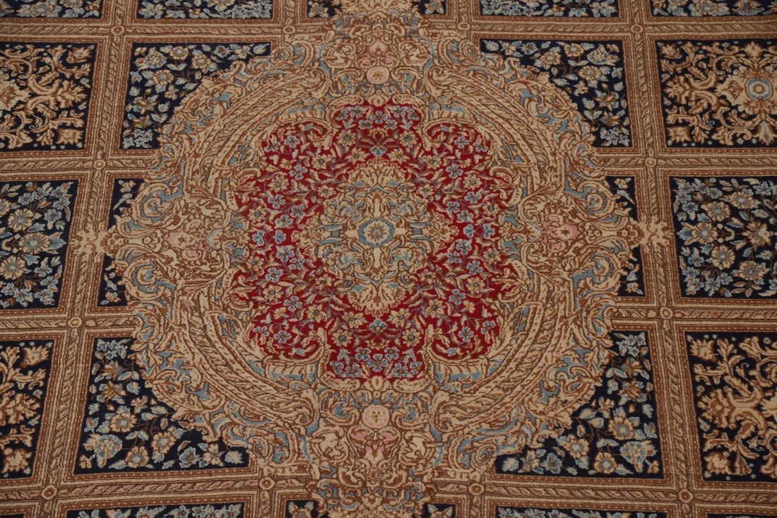 Palace Size Antique Kerman Persian Rug 13x16 - 5