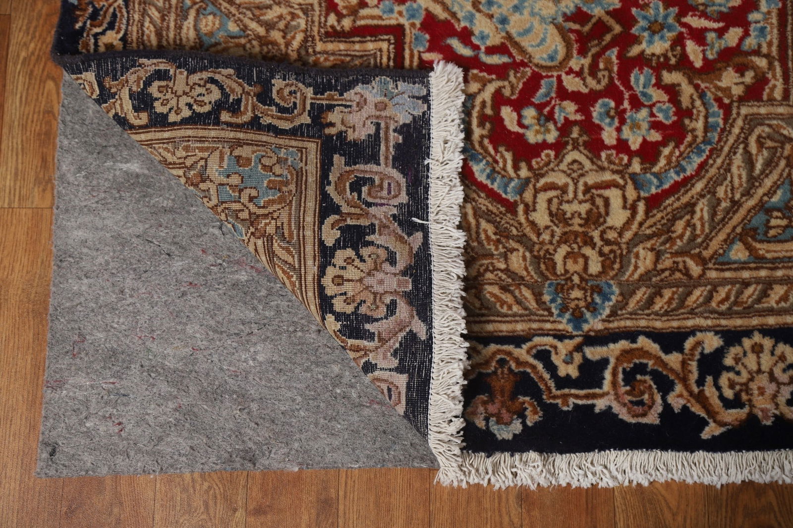 Palace Size Antique Kerman Persian Rug 13x16 - 8