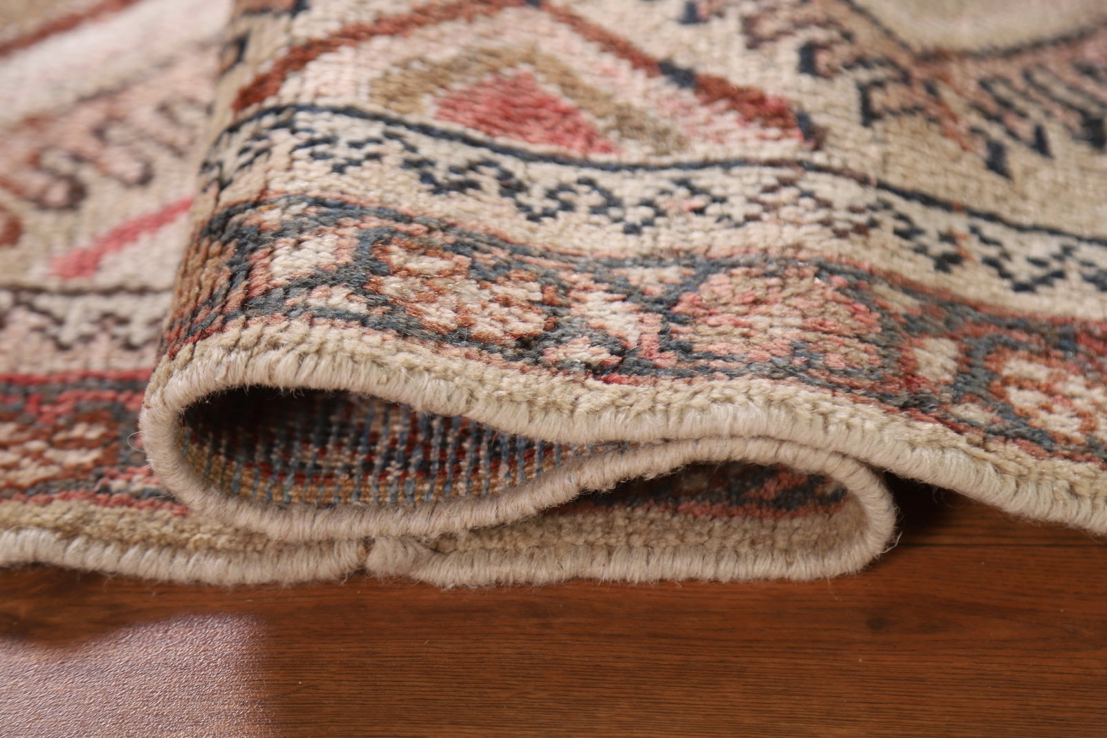 Antique Vegetable Dye Sultanabad Persian Rug 3x4 - 11