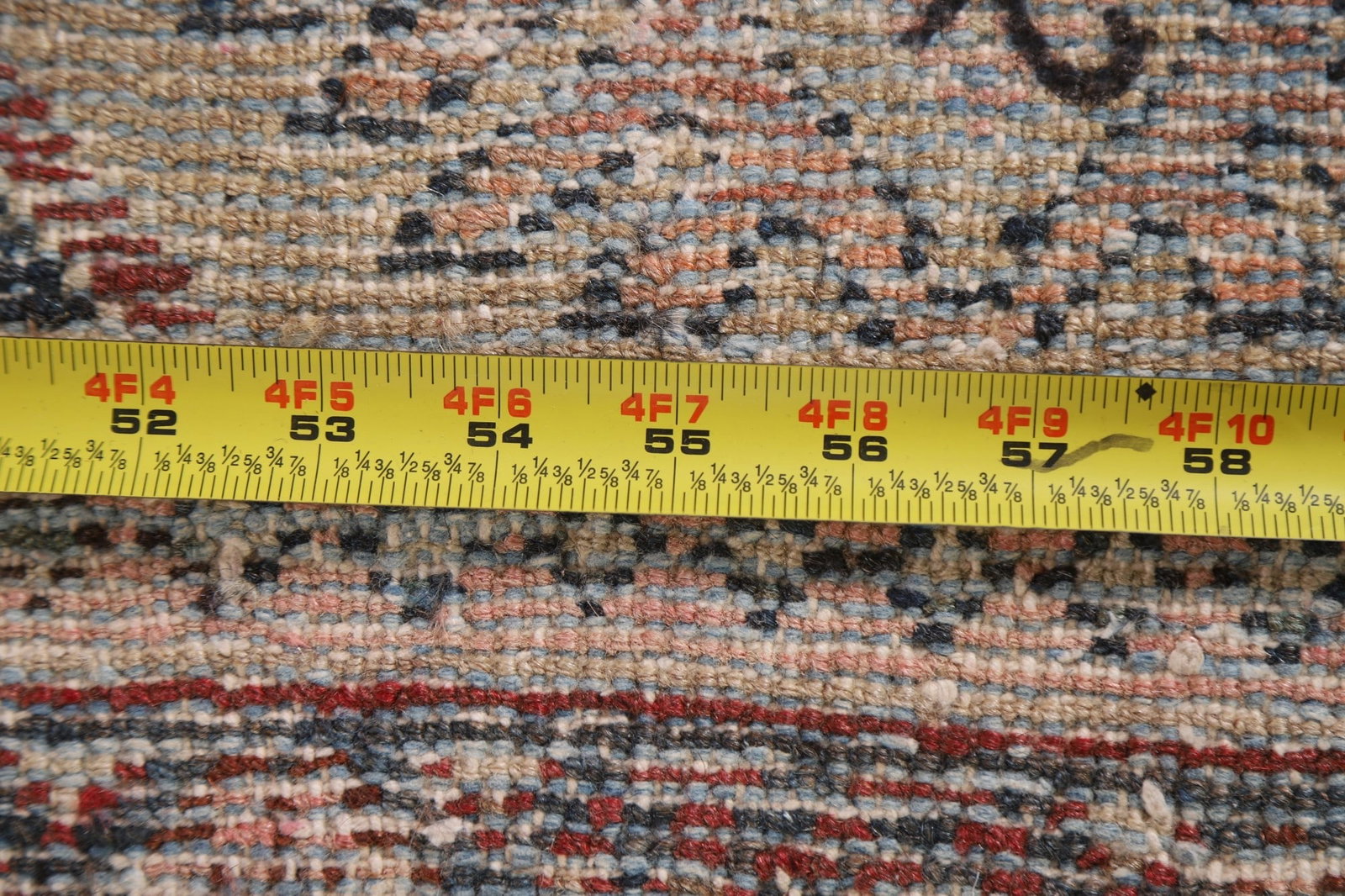 Antique Vegetable Dye Sultanabad Persian Rug 3x4 - 19