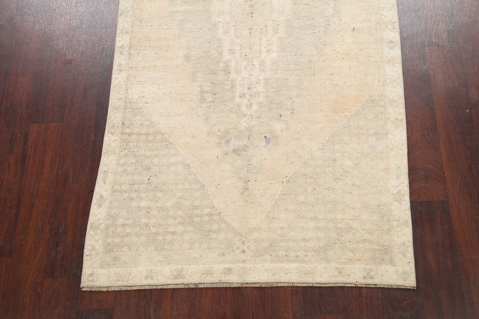 Antique Geometric Anatolian Turkish Area Rug 4x7 - 8