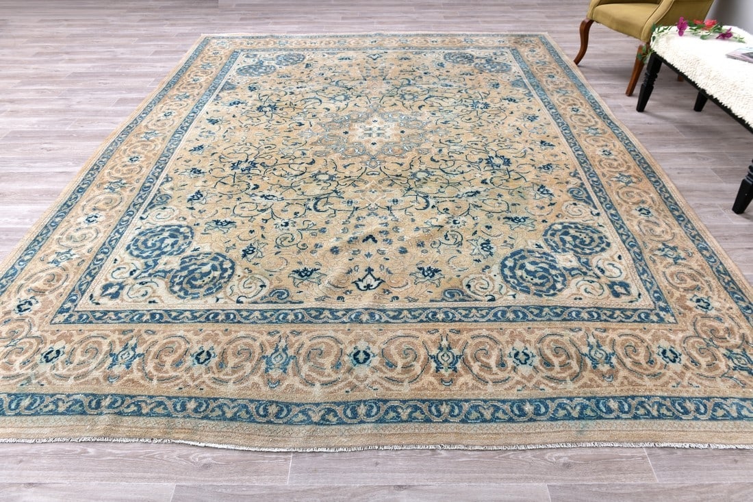9'11'' x 13'0'' Unique Handmade Vintage Rug - 242590 - 4