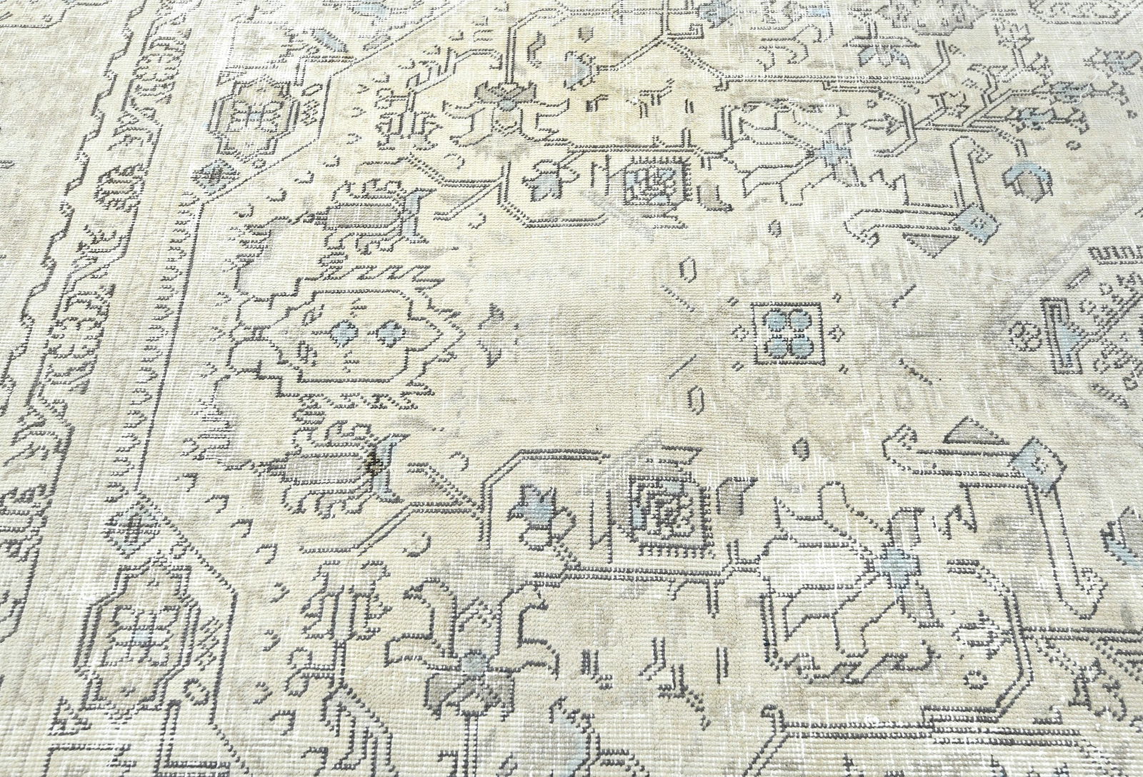 Antique Floral Traditional 6'5X10 Distressed Vintage Oriental Rug - 6