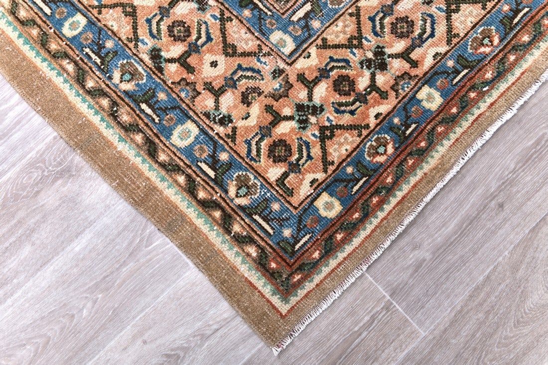 9'8'' x 13'2'' Unique Handmade Vintage Rug - 242582 - 7