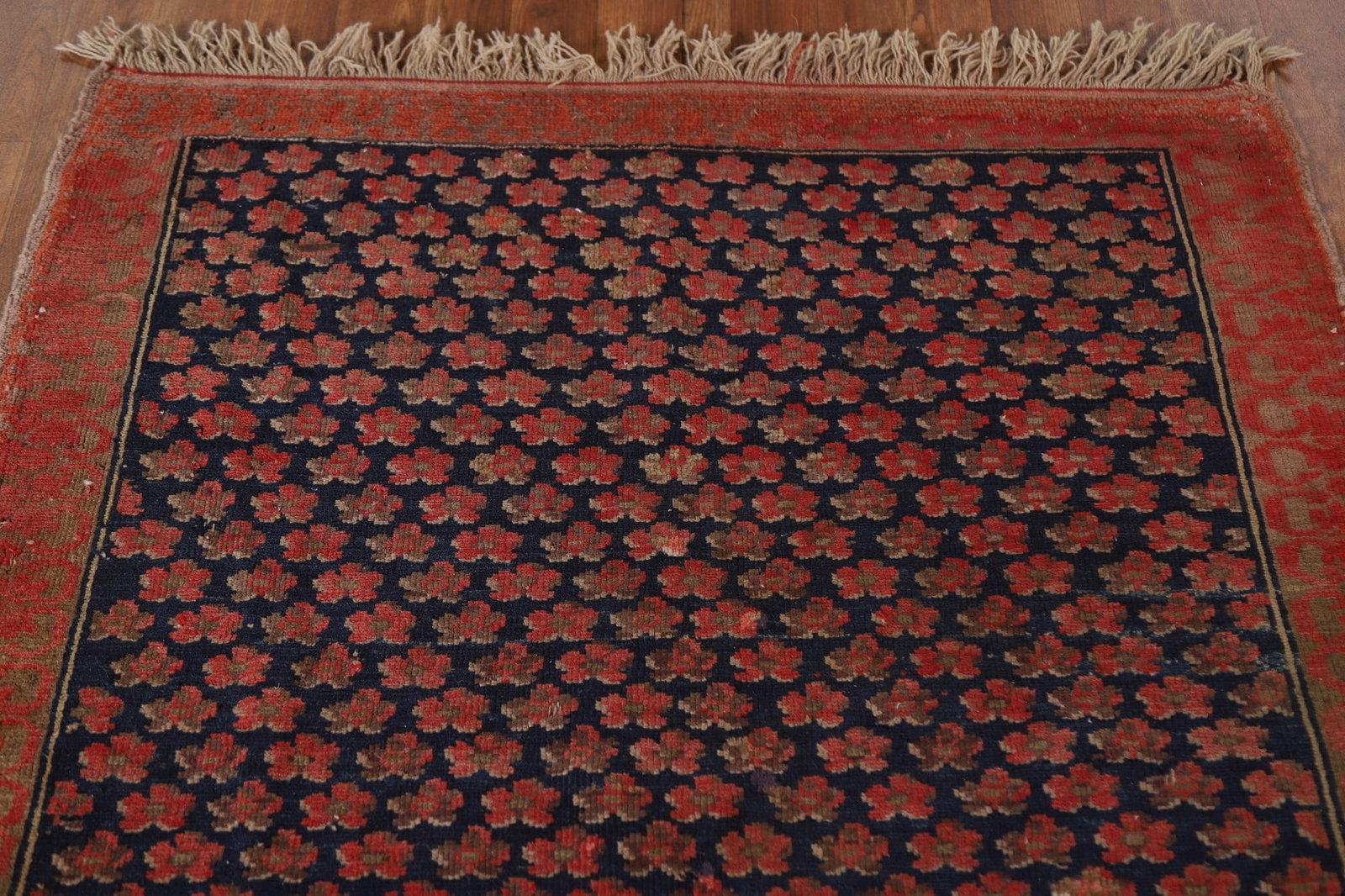 Pre-1900 Antique Vegetable Dye Karabakh Turkish Rug 4x6 - 13