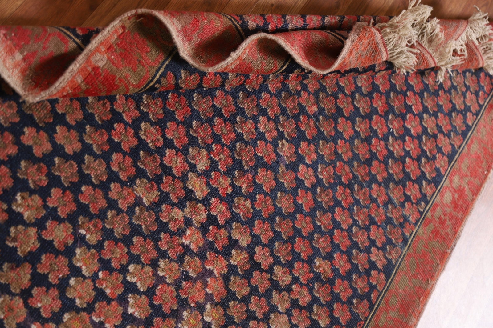 Pre-1900 Antique Vegetable Dye Karabakh Turkish Rug 4x6 - 18