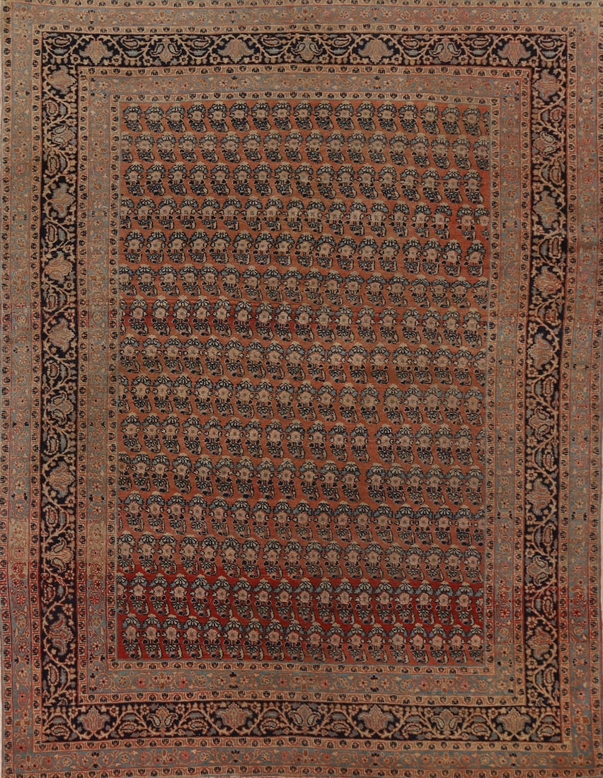Pre-1900 Antique Tabriz Haj Jalili Vegetable Dye Persian Rug 4x6 (1 of 20)