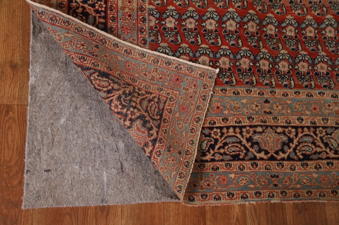 Pre-1900 Antique Tabriz Haj Jalili Vegetable Dye Persian Rug 4x6 - 8