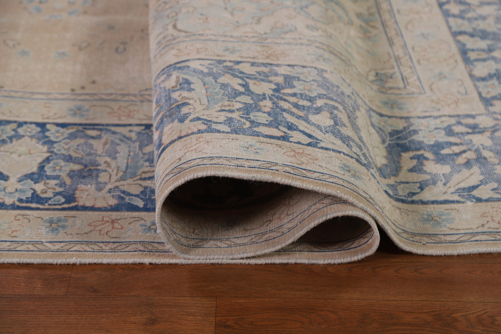 Antique Vegetable Dye Kerman Persian Area Rug 10x13 - 12