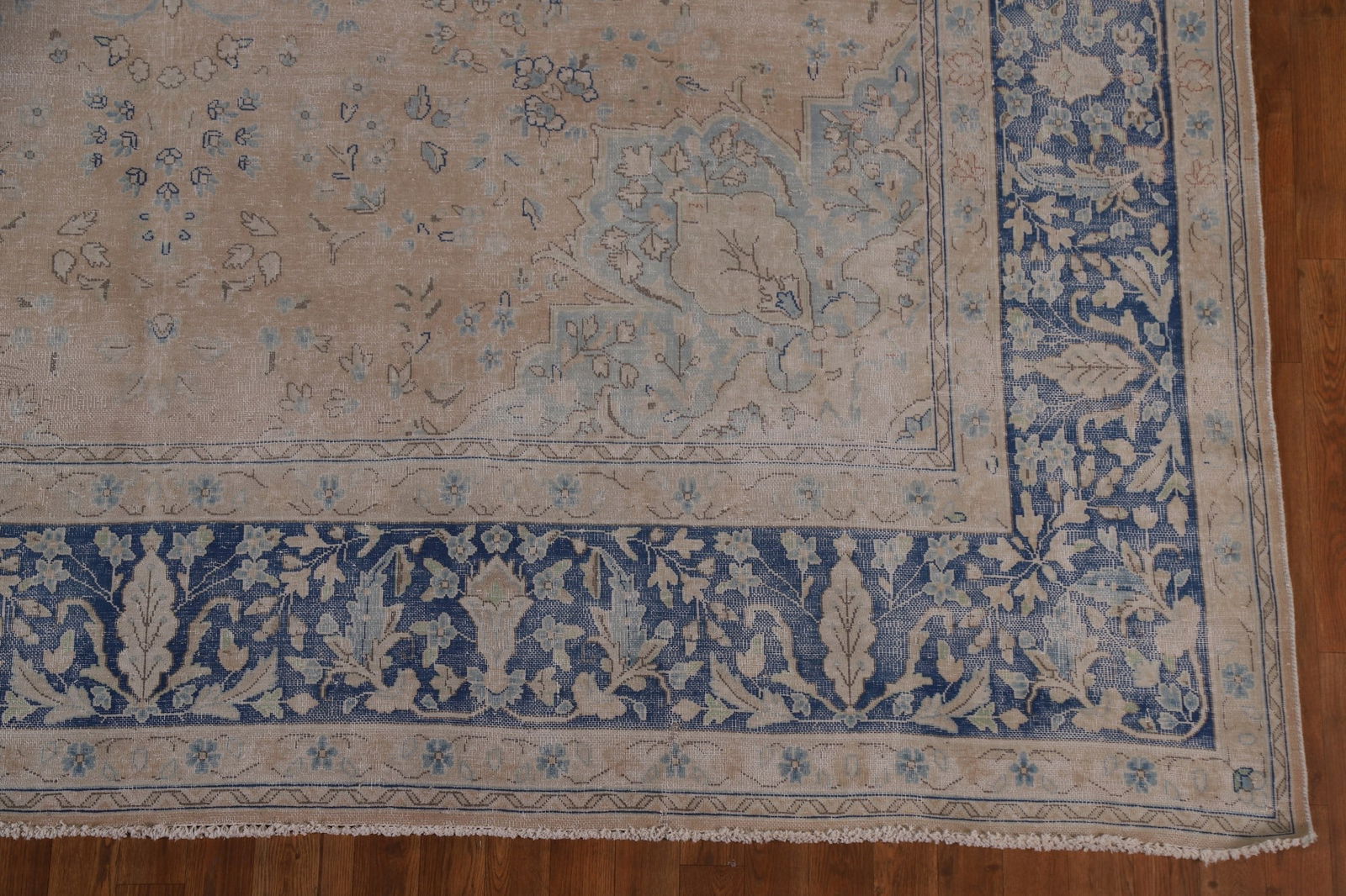 Antique Vegetable Dye Kerman Persian Area Rug 10x13 - 7