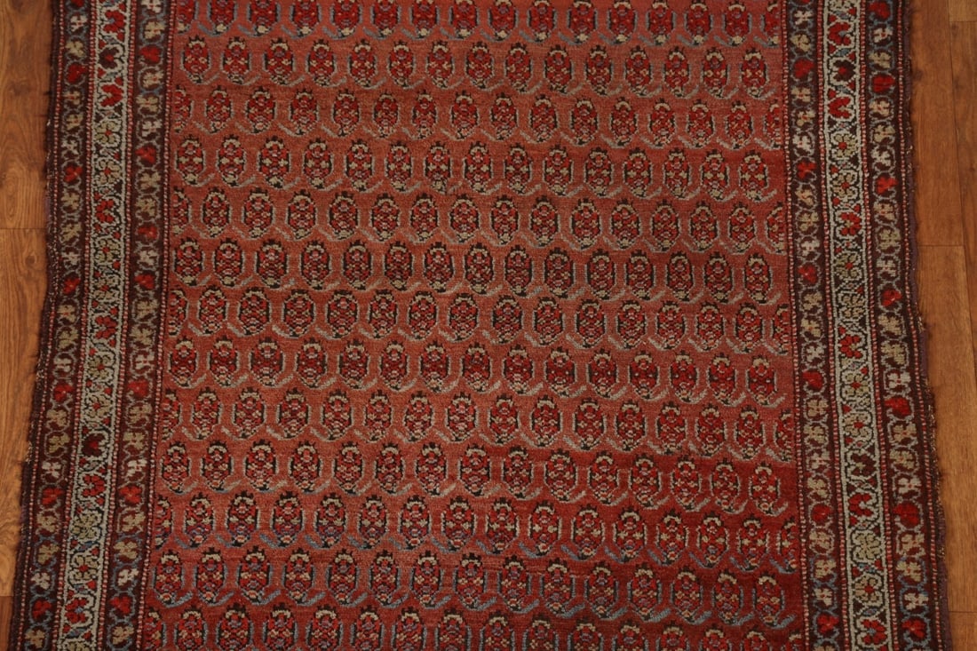 Pre-1900 Antique Vegetable Dye Malayer Persian Rug 3x6 - 5