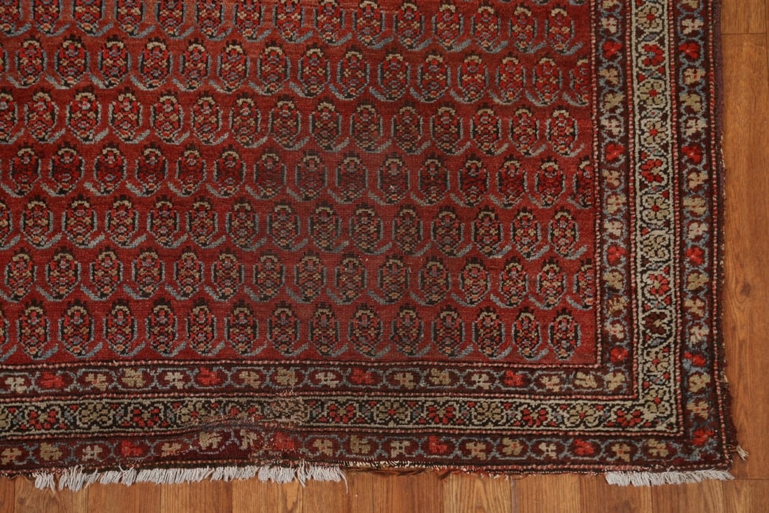 Pre-1900 Antique Vegetable Dye Malayer Persian Rug 3x6 - 7
