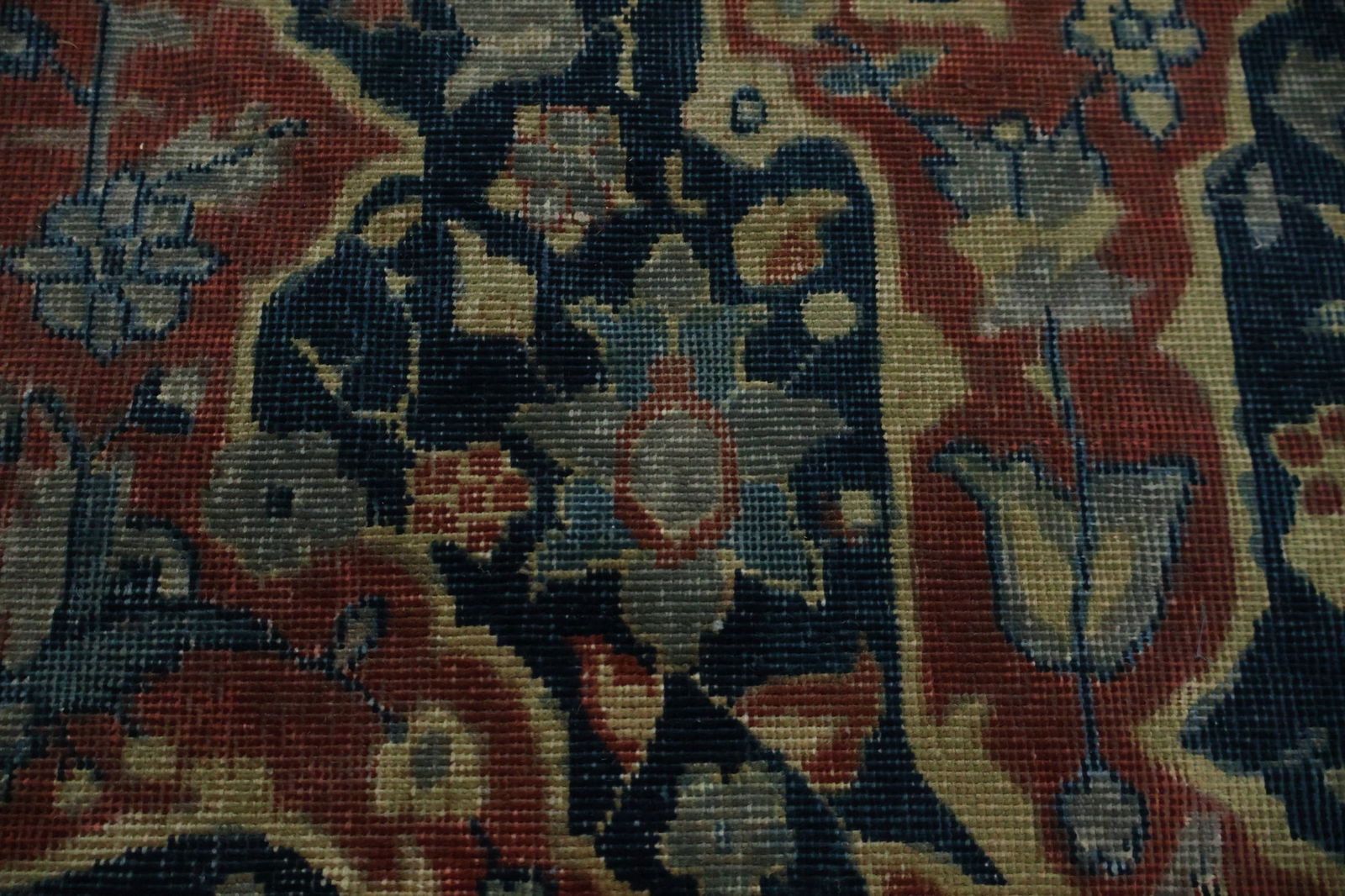 Pre-1900 Antique Tabriz Vegetable Dye Persian Large Rug 13x18 - 13