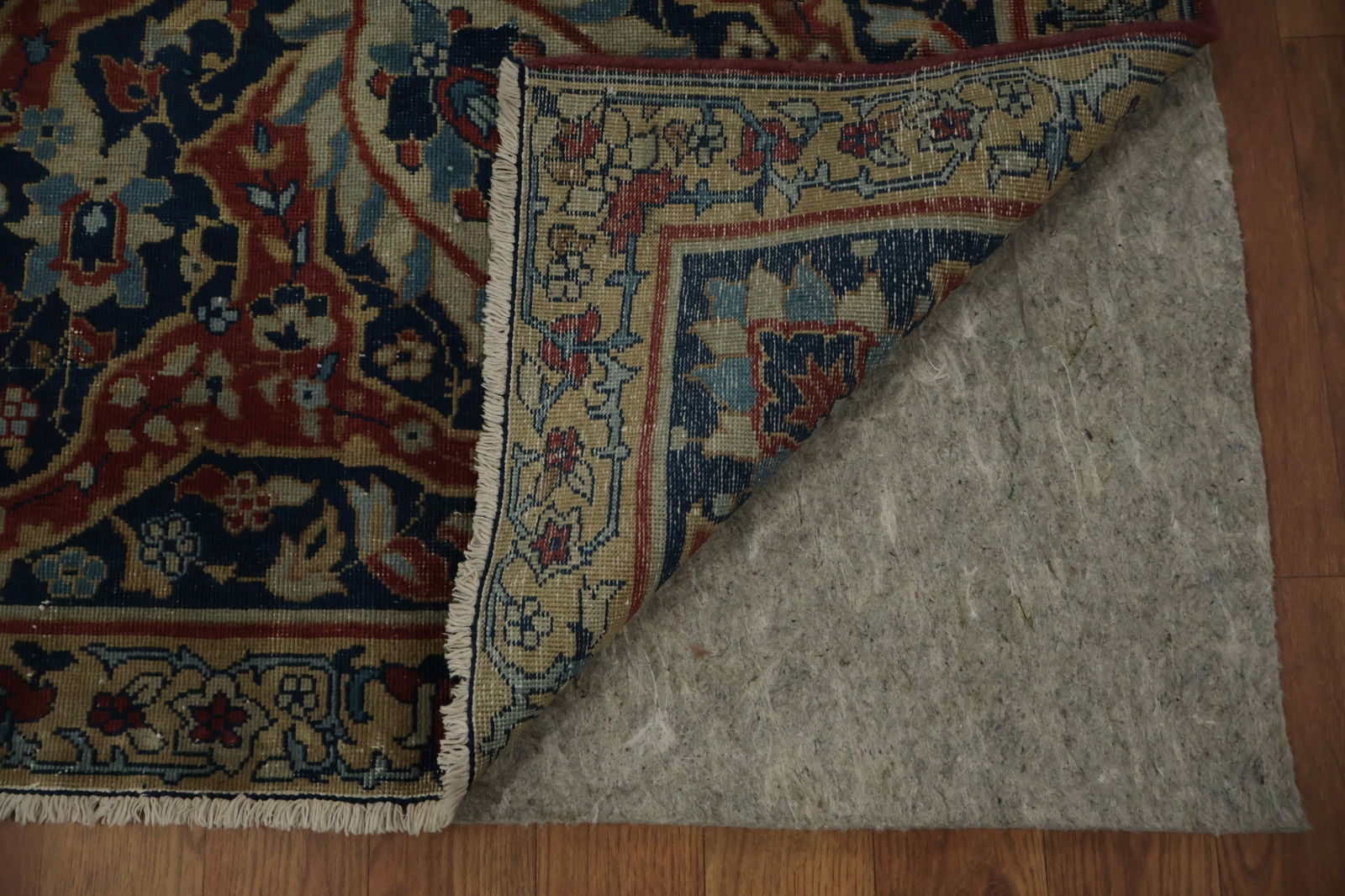 Pre-1900 Antique Tabriz Vegetable Dye Persian Large Rug 13x18 - 5