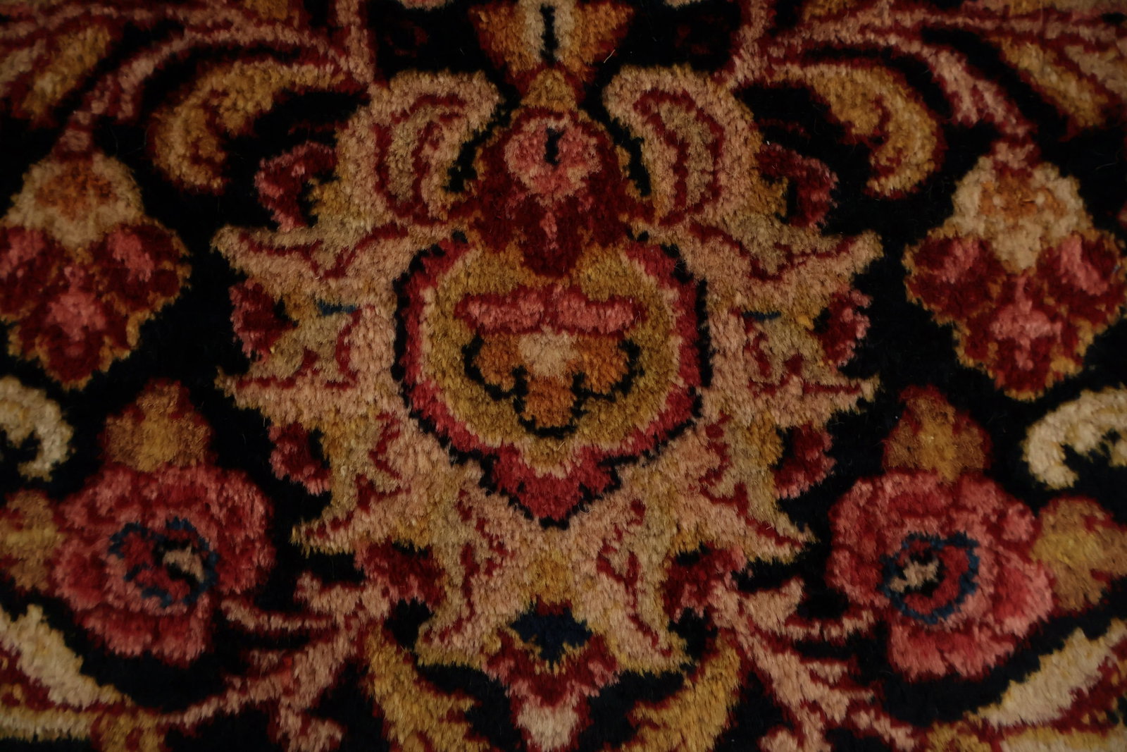 Pre-1900 Antique Mahal Vegetable Dye Persian Large Rug 10x14 - 12