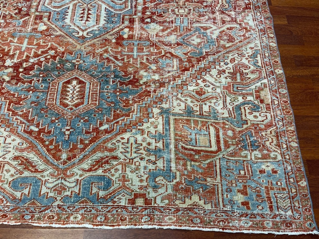 Antique Persian serapi Rug-4919 - 3