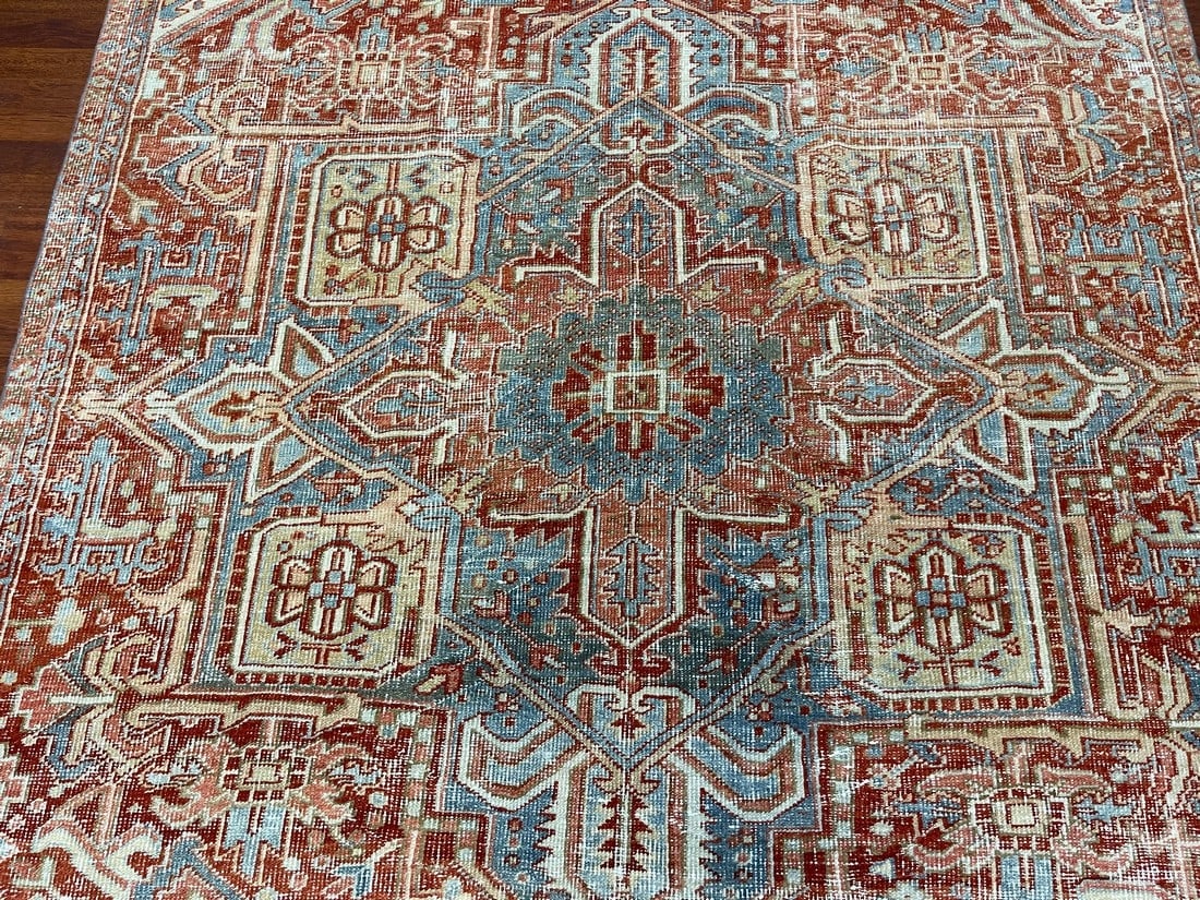 Antique Persian serapi Rug-4919 - 6