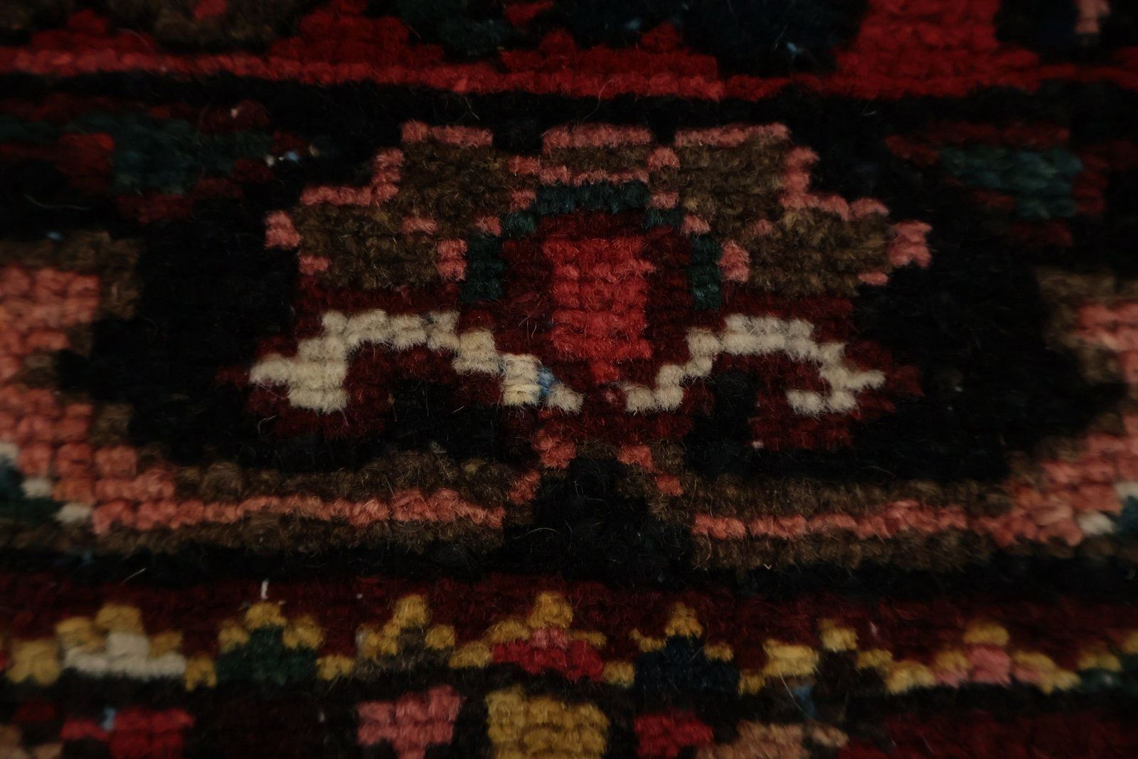 Antique Vegetable Dye Bakhtiari Persian Large Rug 11x14 - 12